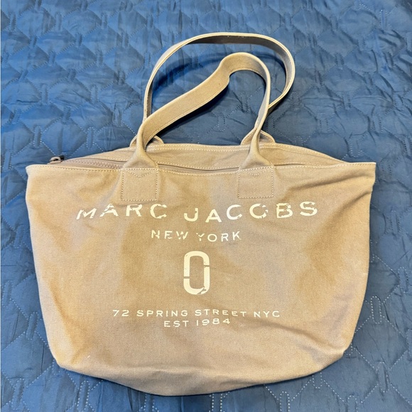 Marc Jacobs Tan Canvas Tote Bag - Picture 1 of 7